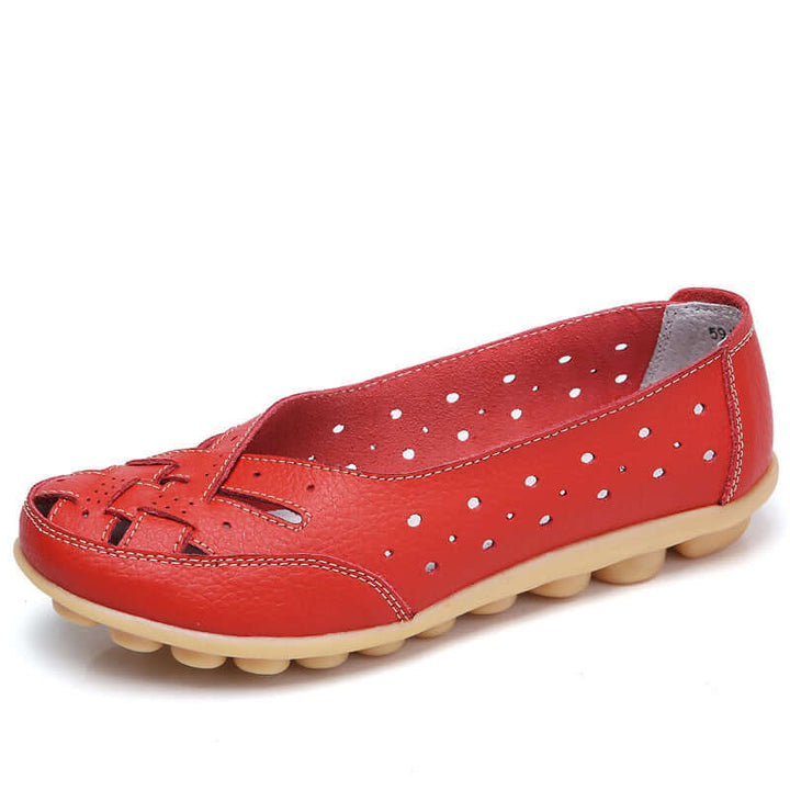Elane - Breathable Leather Orthopedic Loafers