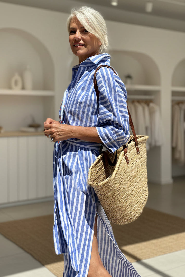 ELLE - STRIPED DRESS SHIRT