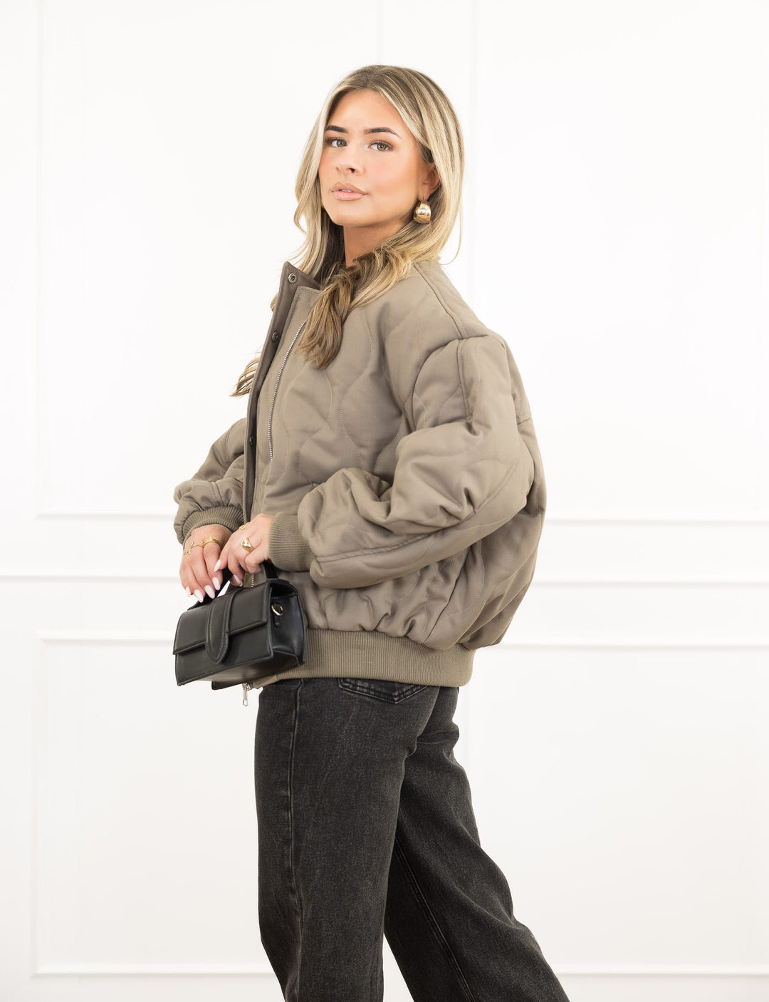 Zella™ | Elegant Taupe Jacket