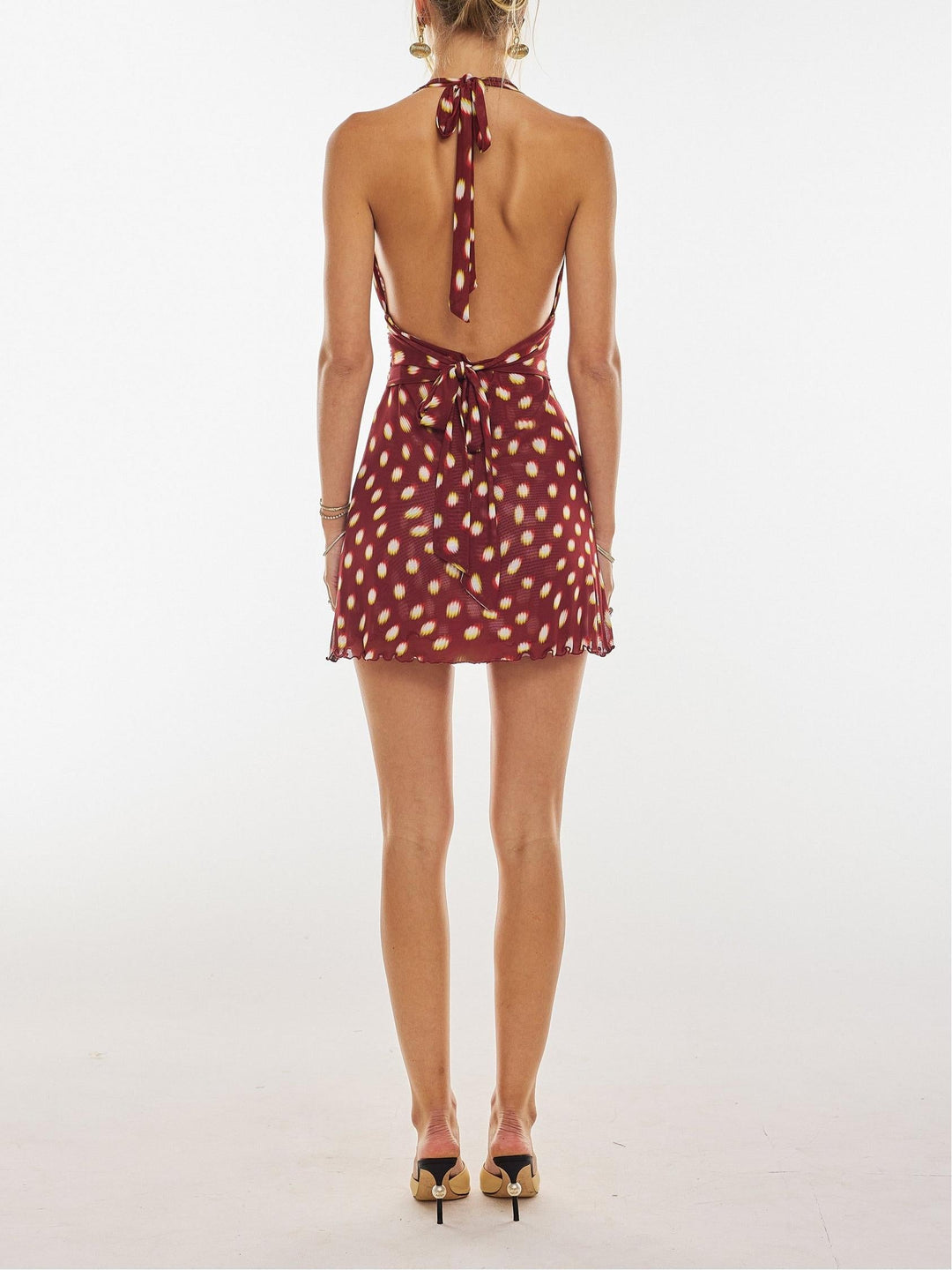 Delyssa™ | Polka Dot Mini Dress