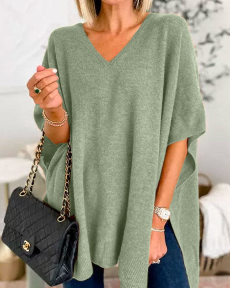 Corlina™ | Timeless Knit Poncho