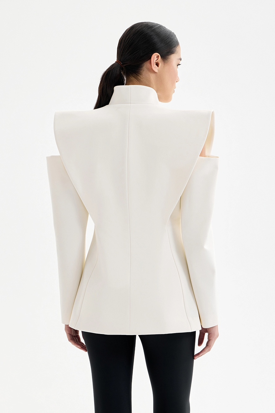 Valeria™ | Sculptural Shoulder Blazer