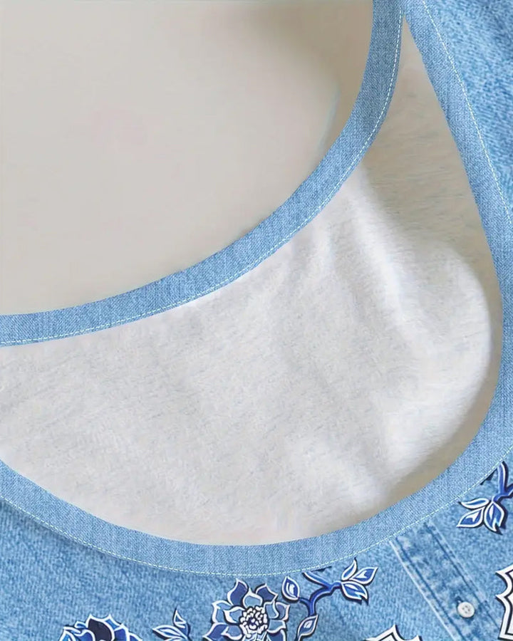 LORELLA™ | Sleeveless Denim Dress