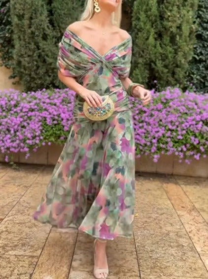 Avyra™ | Luxe V-Neck Dress