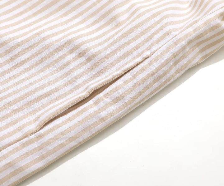 Stripe™ | Long Sleeve Shirt Dress