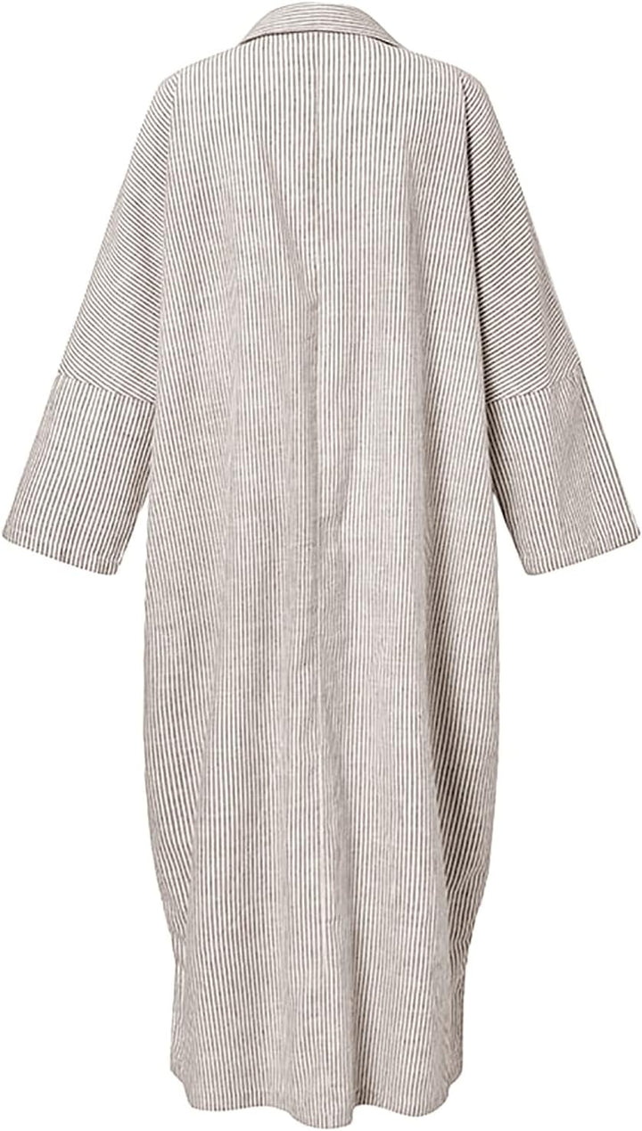Stripe™ | Long Sleeve Shirt Dress