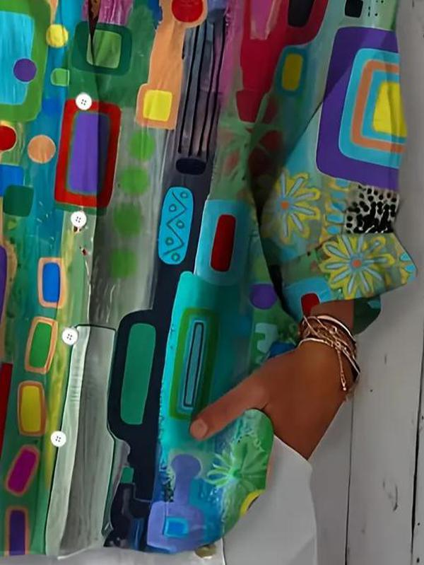 Veloria™ | Chic Button-Up Shirt