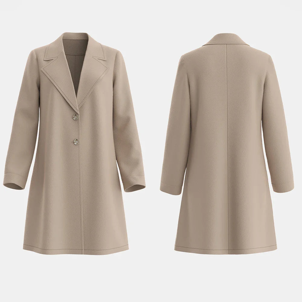 Malayah™ | French Lapel Overcoat
