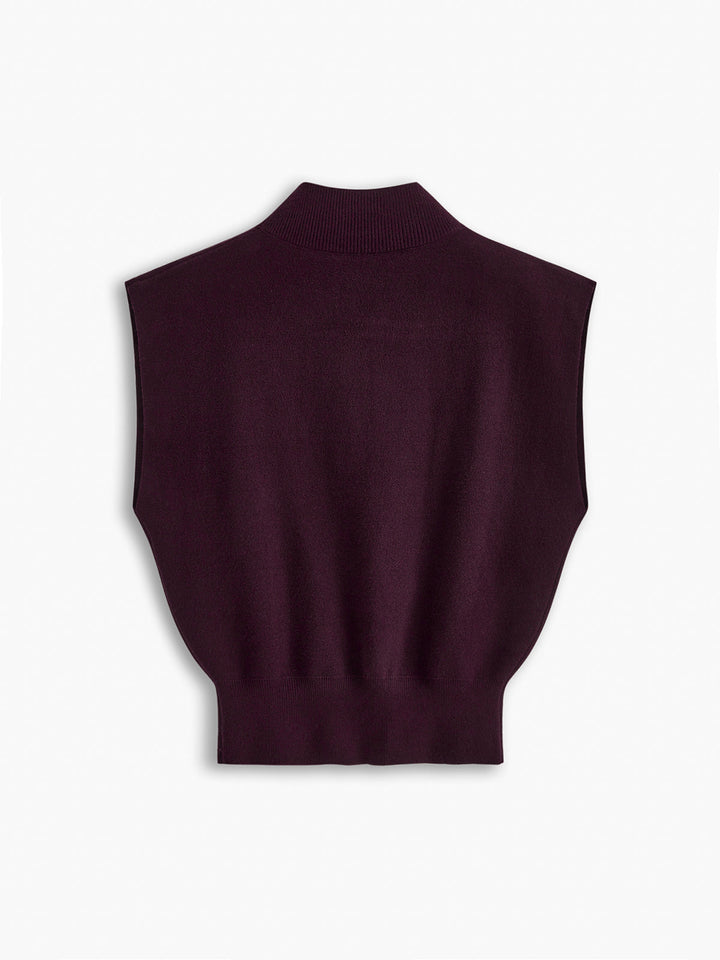 Leisurely Solid Pullover Sweater Vest