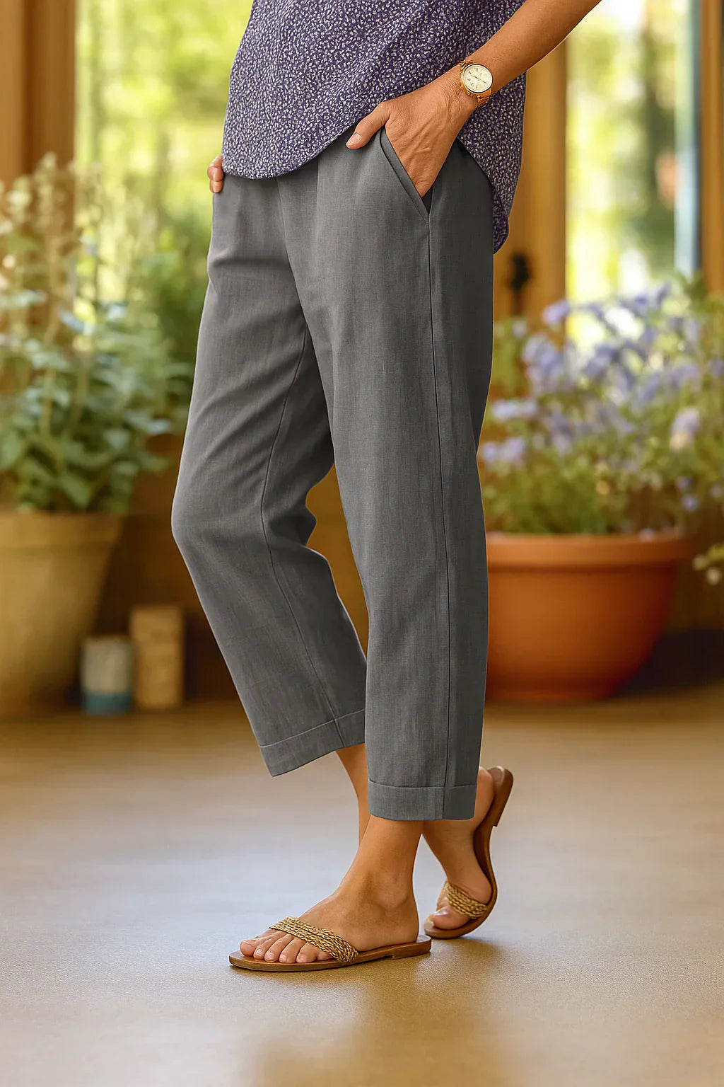 Sylara™ | Breezy Linen Pants