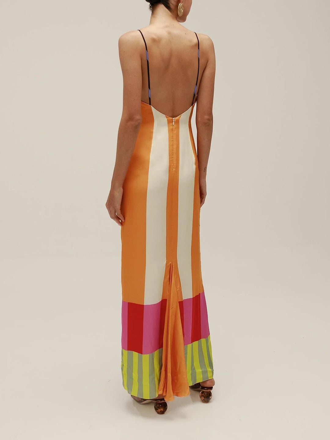 Paloma™ | Elegant Multicolor Maxi Dress