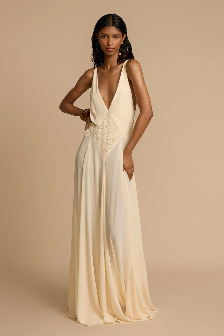 Lavinia™ | Plunging V Maxi Dress