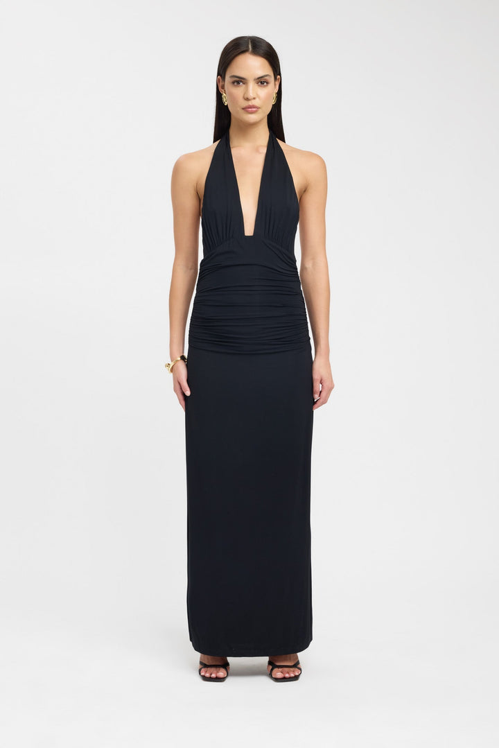 Sariah™ | Elegant Halter Maxi Dress