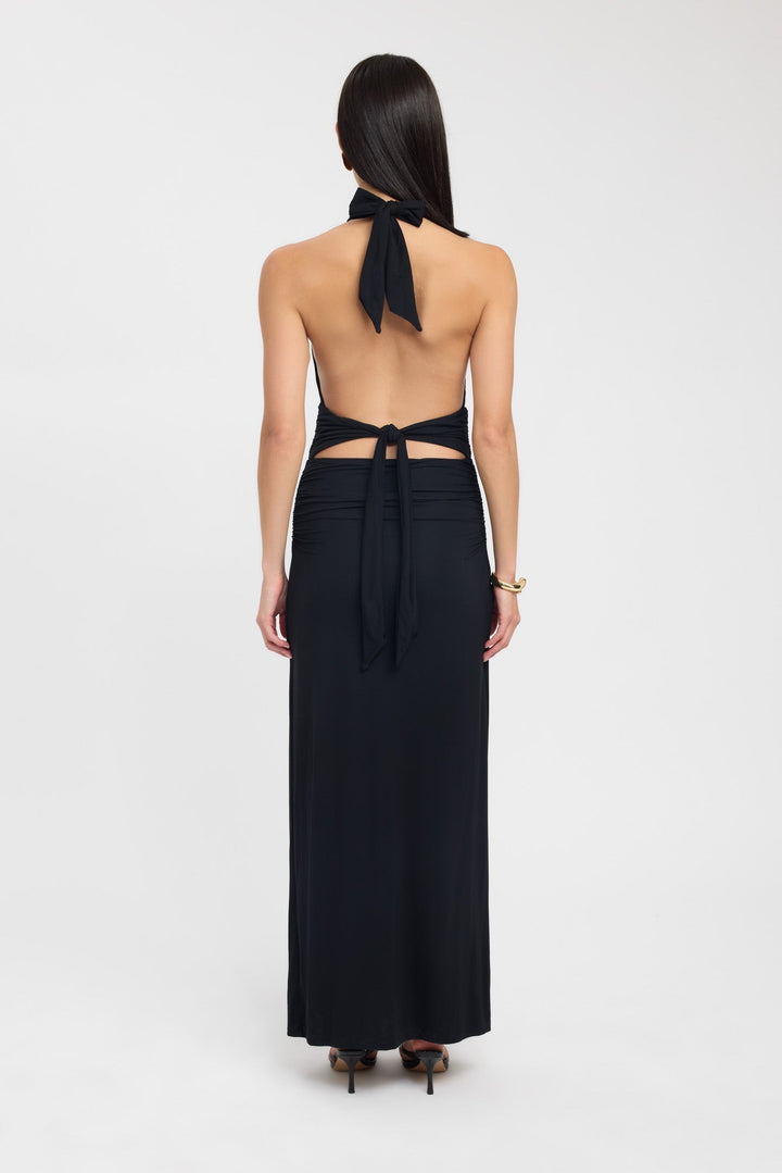 Sariah™ | Elegant Halter Maxi Dress