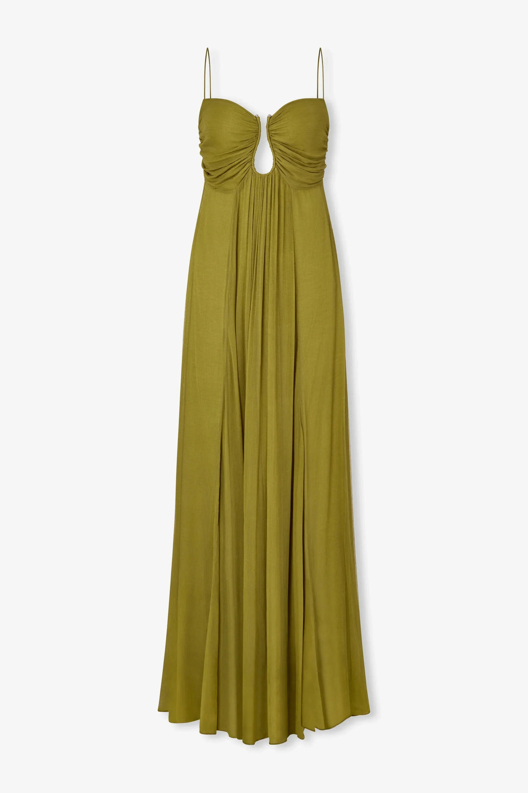 Alira™ | Classic High-Neck Maxi Dress