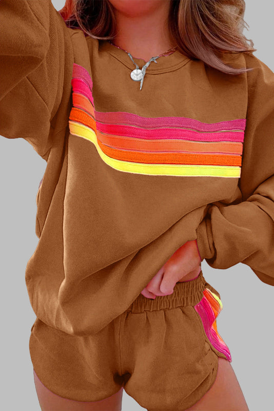 ELORA™ | Soft Striped Lounge Set