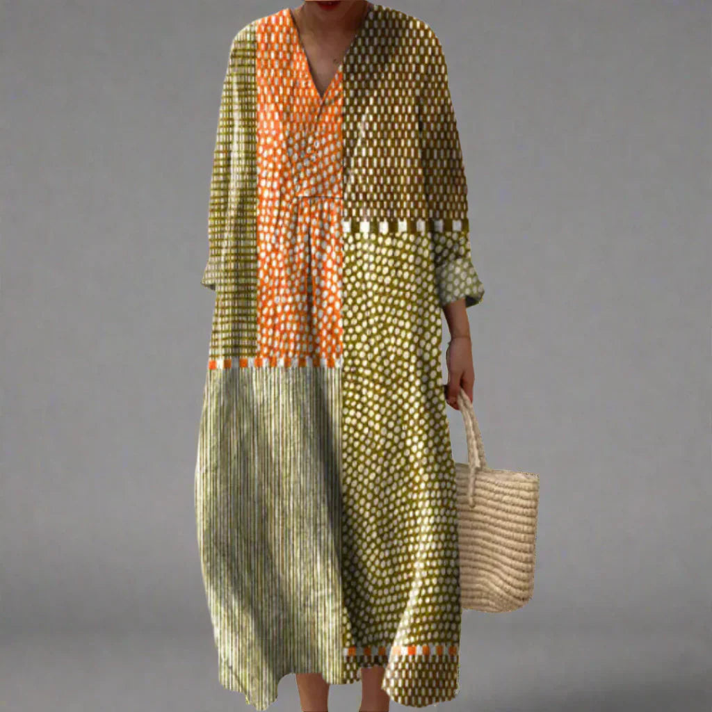 Cerelle™ | Elegant Geometric Dress