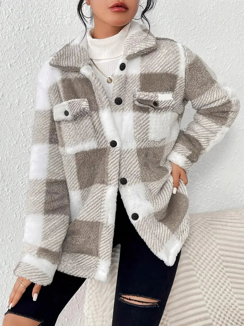 Drew™ | Winter Checkered Coat
