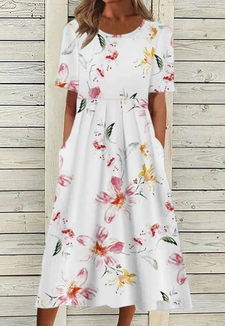 Aria | Floral Breeze Loose Dress