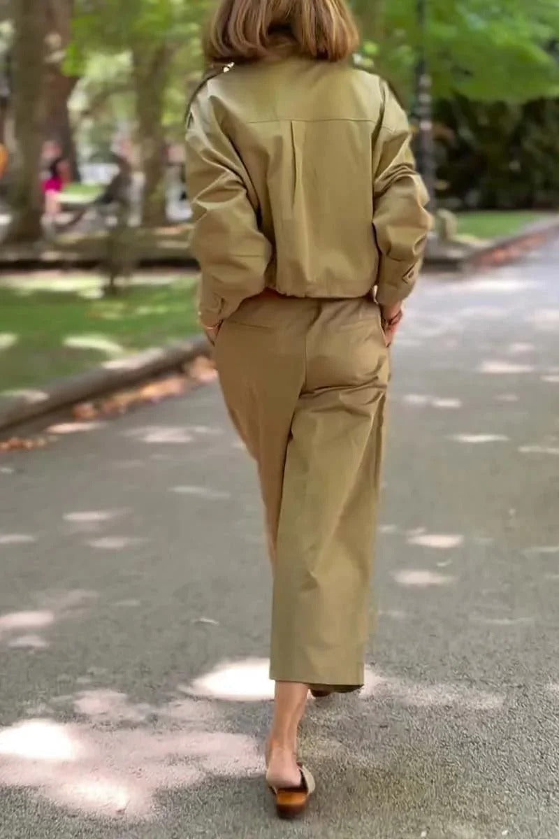 LYVORA™ | Casual Luxe Cargo Set