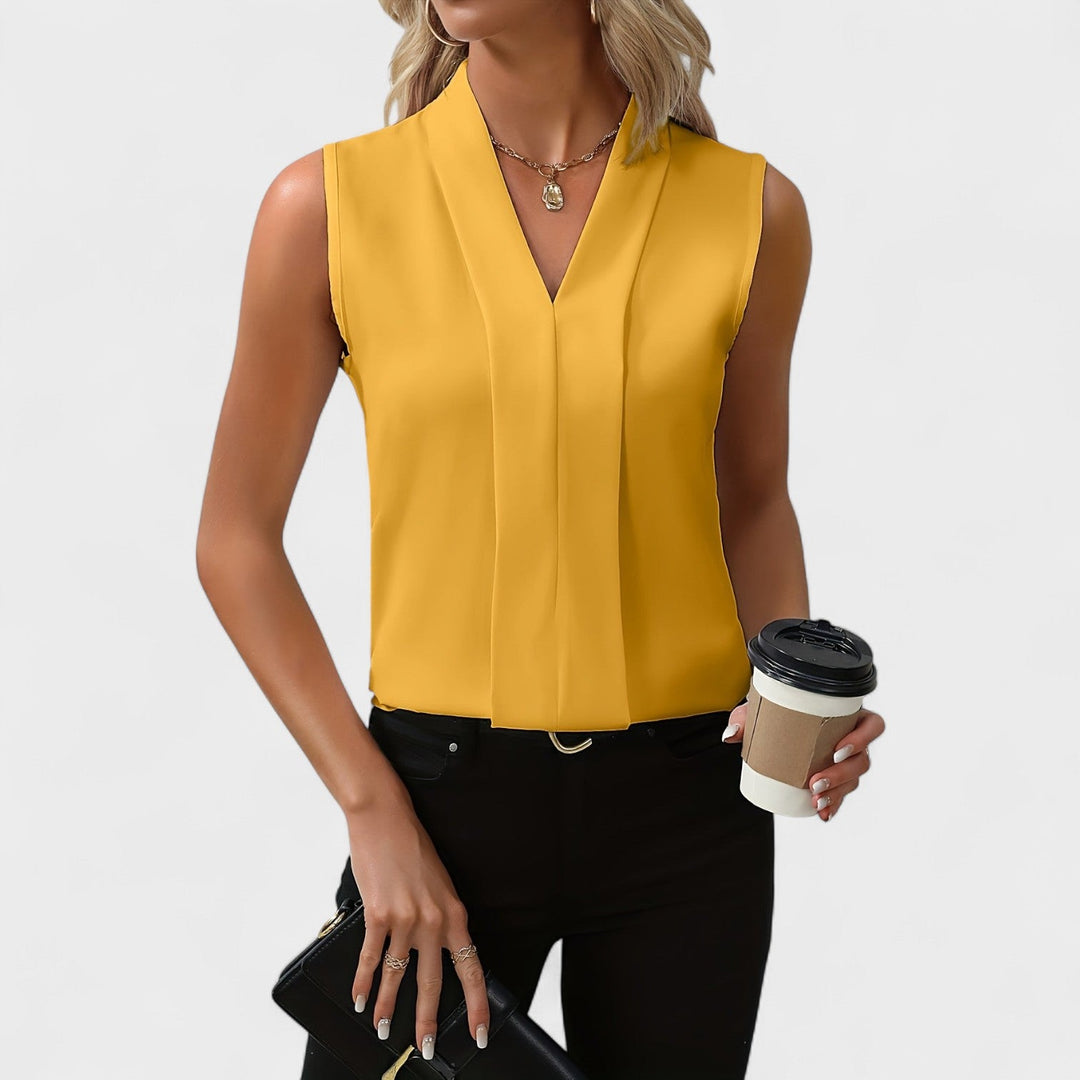 Bonnie™ | Chic Sleeveless Blouse
