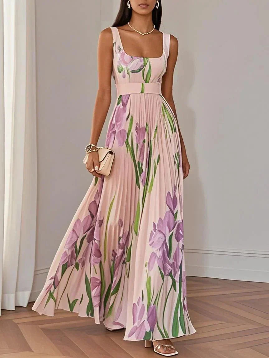 Rayelle™ | Elegant Floral Maxi Dress