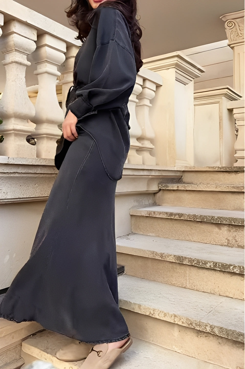 Noelle™ | Long-Sleeved Tie-Drawstring